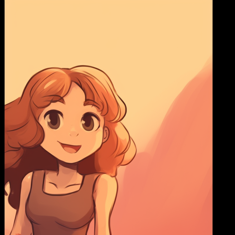 Two characters by the ocean, bright colors and fluid lines, enjoying the beach scenery. pfp matching ideas for best friends pfp for discord.