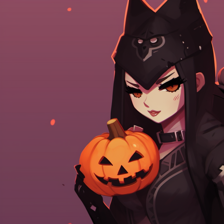 Two characters portrayed as ghouls, striking contrast, macabre tones and gothic art style. valorant matching pfp halloween theme designs pfp for discord.