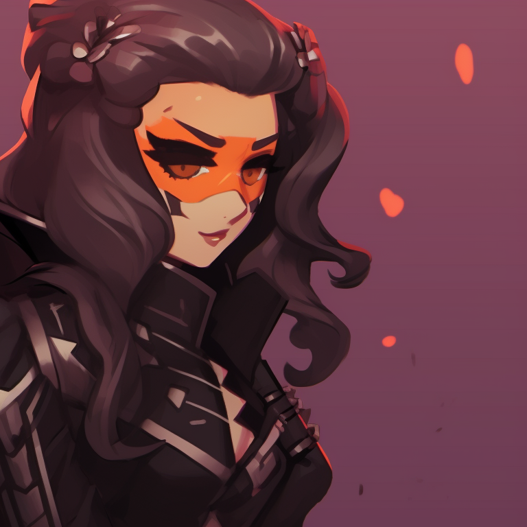 Two characters portrayed as ghouls, striking contrast, macabre tones and gothic art style. valorant matching pfp halloween theme designs pfp for discord.