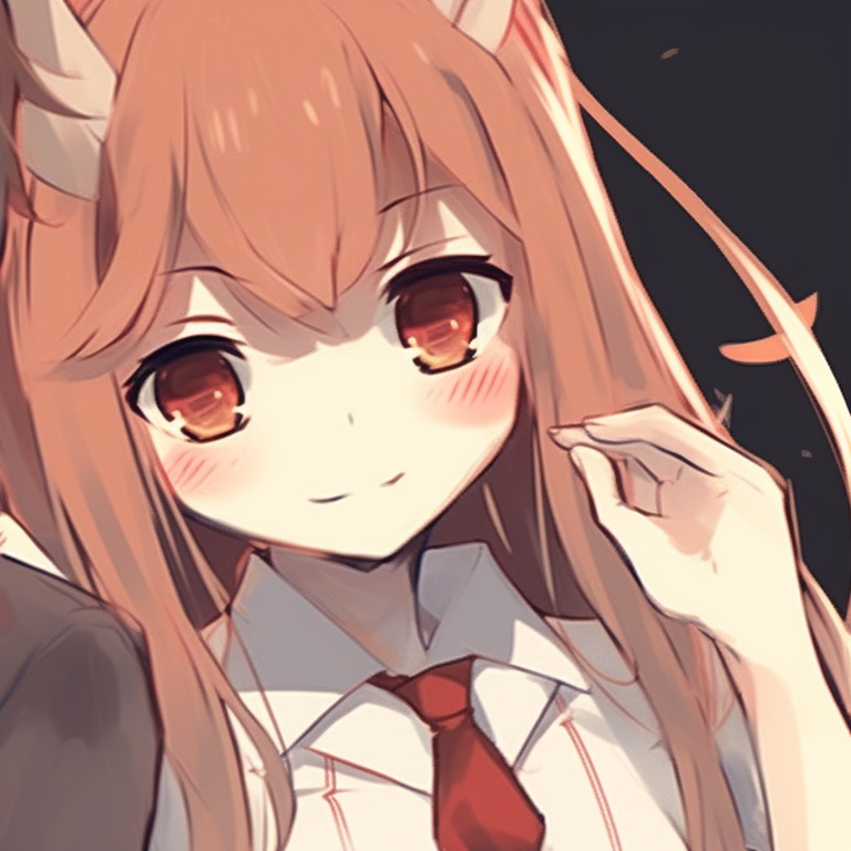 Two characters in adventurer's outfits, muted earthy tones, back-to-back stance implying readiness. anime best friends matching pfp concepts pfp for discord.