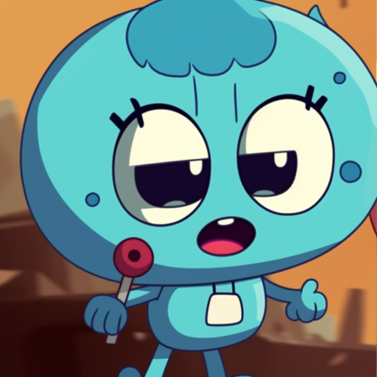 Gumball and Darwin, contrasting colors and expressions creating a unique balance. amazing world of gumball and darwin pfp pfp for discord.