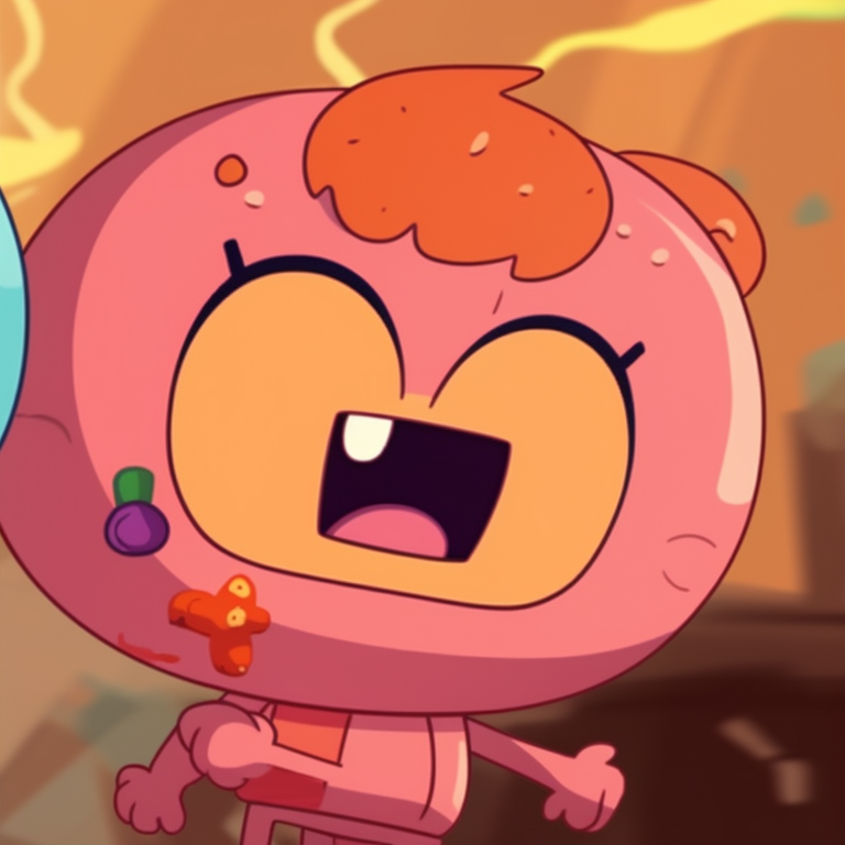 Gumball and Darwin, contrasting colors and expressions creating a unique balance. amazing world of gumball and darwin pfp pfp for discord.