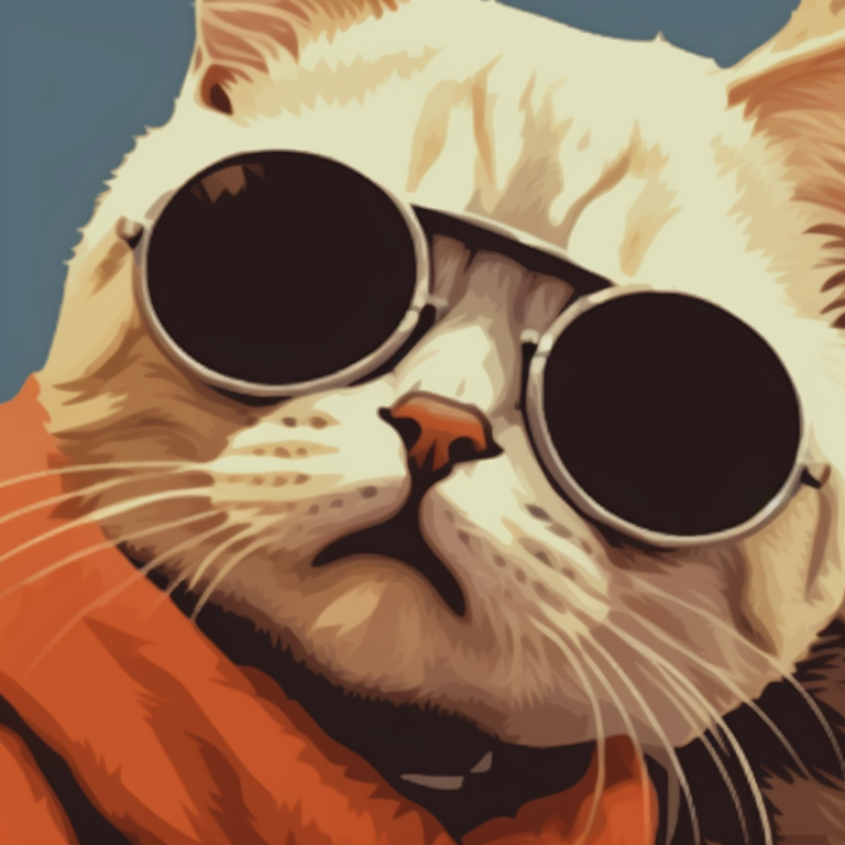 Two characters in matching jewelled collars, pristine white fur and icy blue eyes. stylish cat matching pfp pfp for discord.