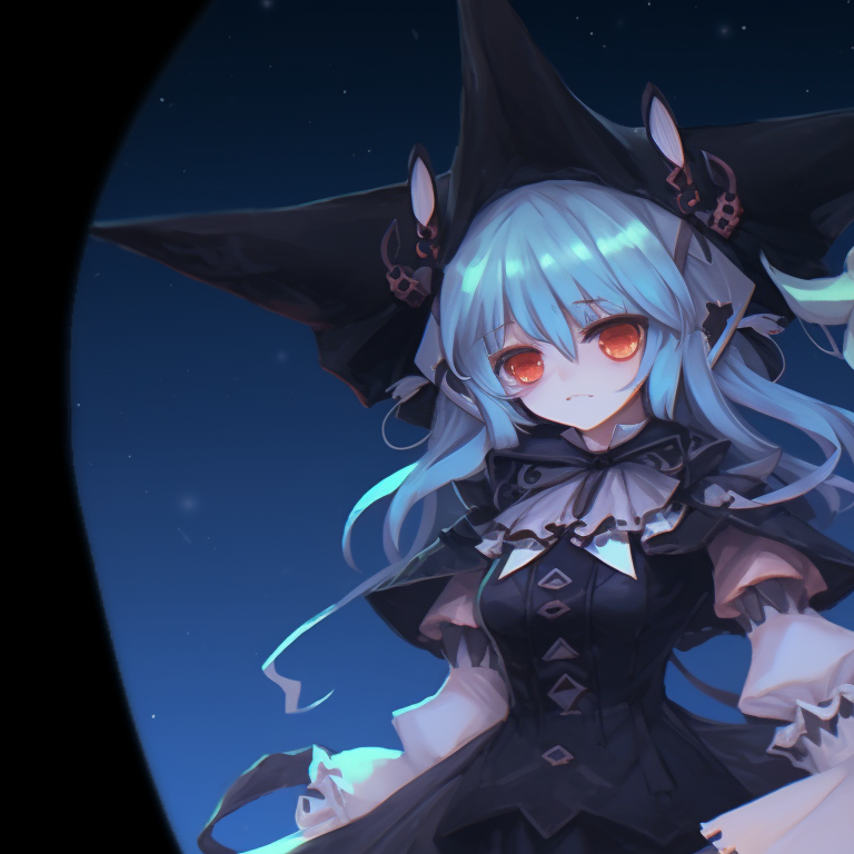 Two characters dressed as vampires, with dramatic poses under a blood red moon, dominated by deep reds and purples depicting a sense of imminent danger. genshin impact halloween theme cosplay pfp for discord.