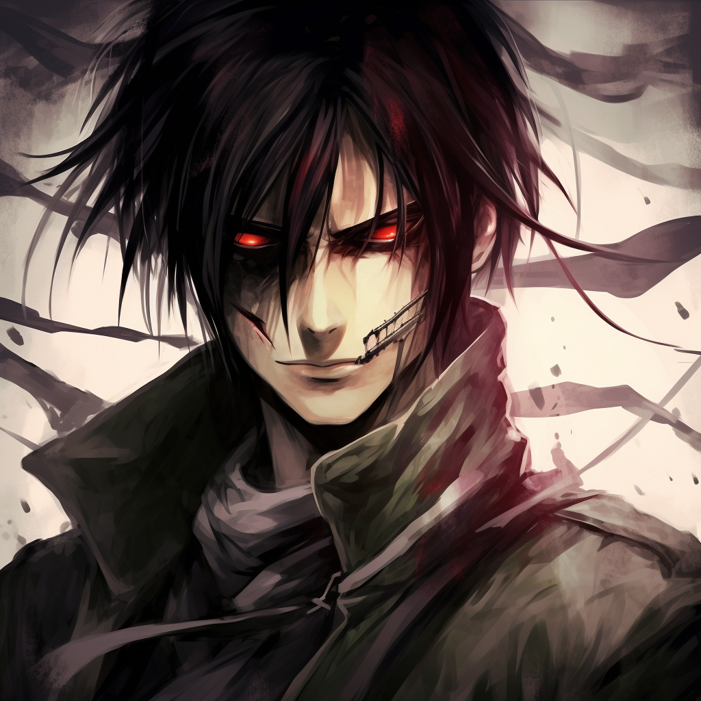 Levi Ackerman from Attack on Titan in combat, highly detailed linework and muted colors. high definition badass anime pfp