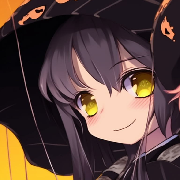 Mitsuri and Obanai, their faces partially obscured by shadow, intensely hued backdrop. selection of mitsuri and obanai halloween match pfps pfp for discord.