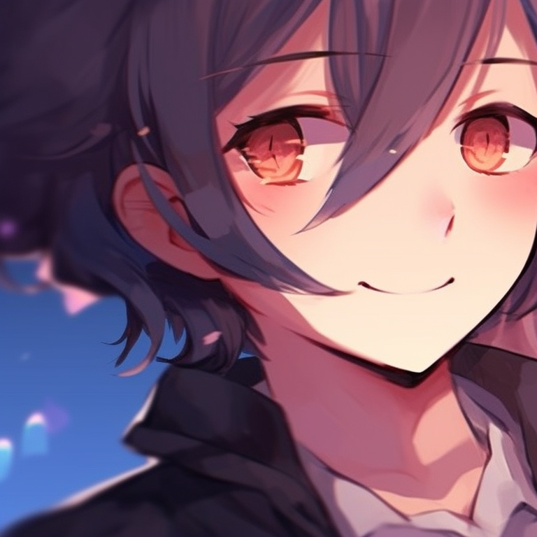 Two characters in school uniforms, clean lines and bright colors. cute matching pfp for besties ideas pfp for discord.