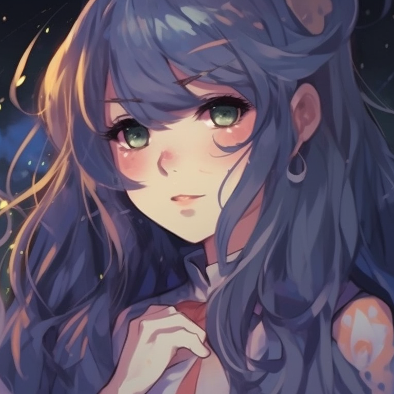 Two characters in a dreamy landscape, soft color tones, intricate details fascinating match for 2 friends' pfp pfp for discord.