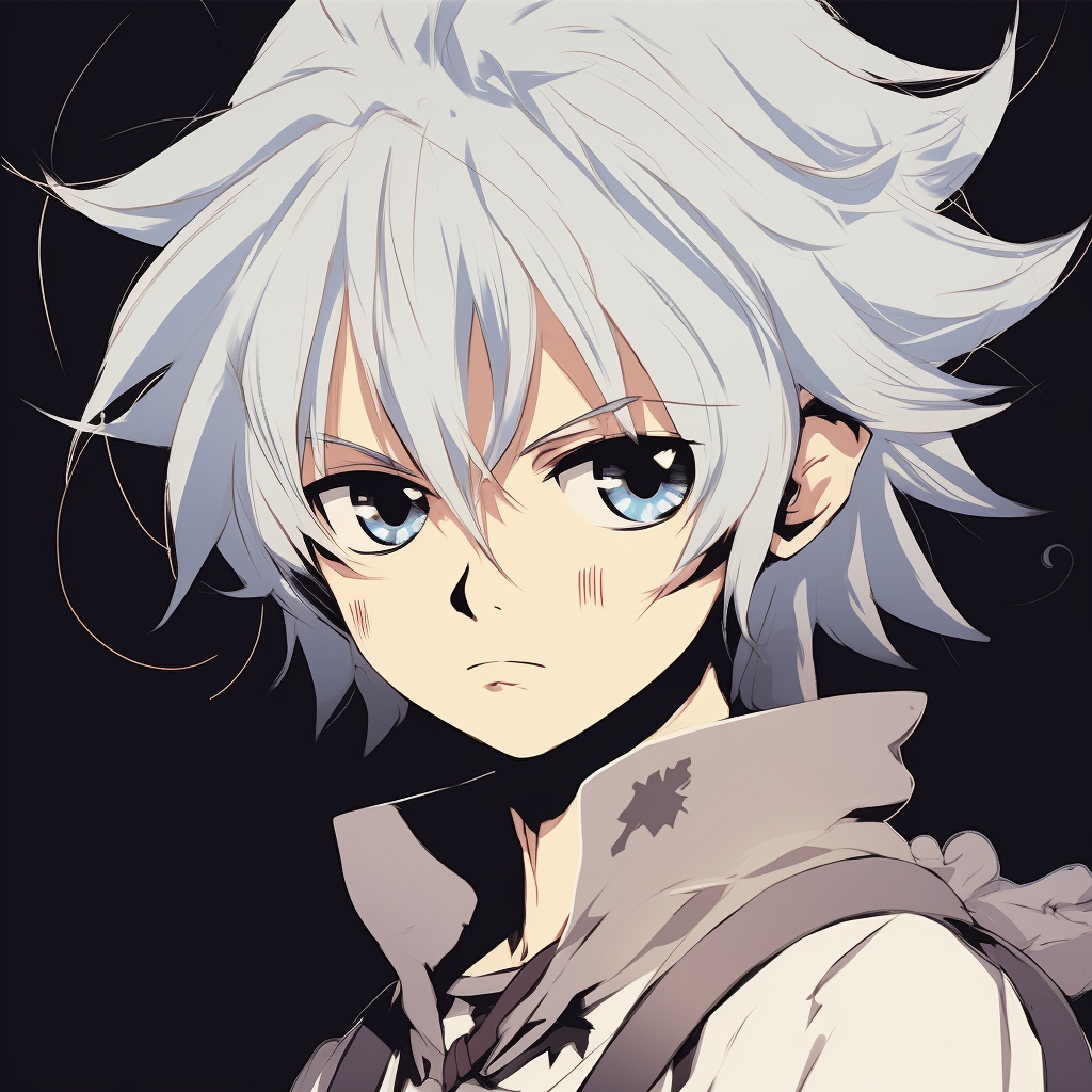 Meliodas exhibiting a powerful stare, intricate detail on eyes and expression. top anime characters for pfp