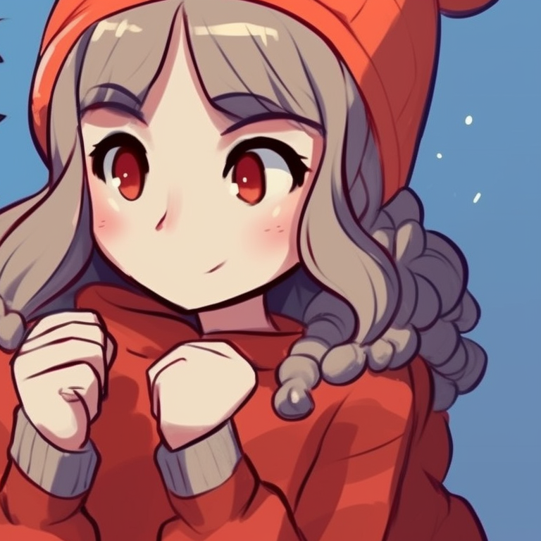 Two characters sharing a Christmas cake, detailed background with warm light. trending matching shen comix pfp christmas pfp for discord.