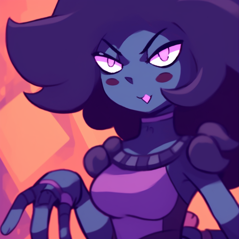 Two Steven Universe characters in contrasting Halloween attires, prominent line art and soft shadows. steven universe halloween themed pfp for duos pfp for discord.