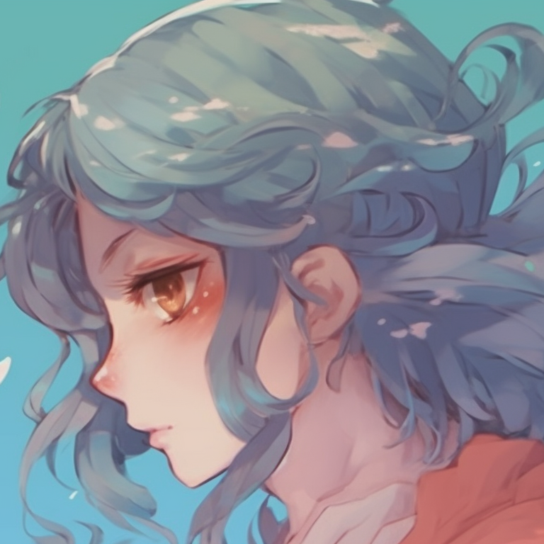 Two characters casting a spell, vivid magical elements and matching robes discord matching pfp for friends pfp for discord.