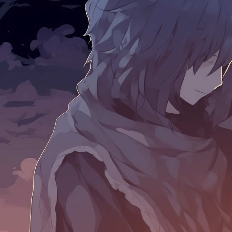 Two characters in orange and white attire representing candy corn, displaying playful facets animated halloween matching couple profile island pfp for discord.