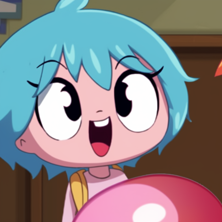 Gumball and Darwin helping each other, highlighting the nurturing aspect of their companionship. gumball and darwin characters pfp pfp for discord.