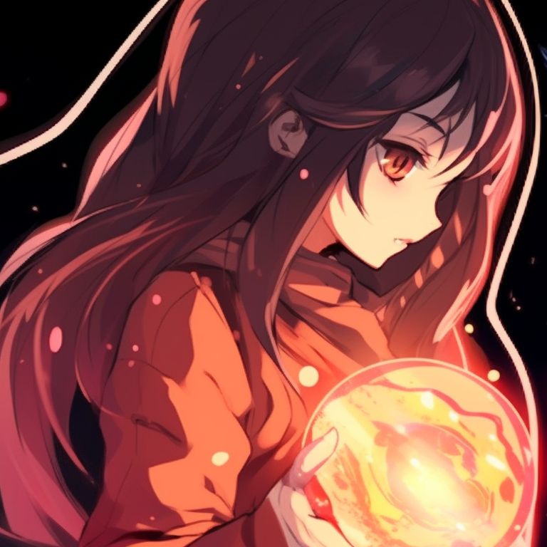 Two characters embodying fire and water elements, intense colors and interconnecting gazes. awesome matching discord pfp ideas pfp for discord.