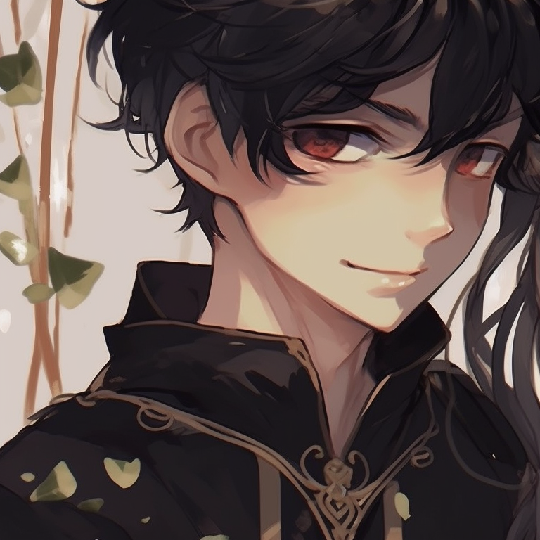 Two characters in casual wear sharing a heartwarming look, clean lines, and a predominantly monochrome palette. boy-girl matching pfp pfp for discord.