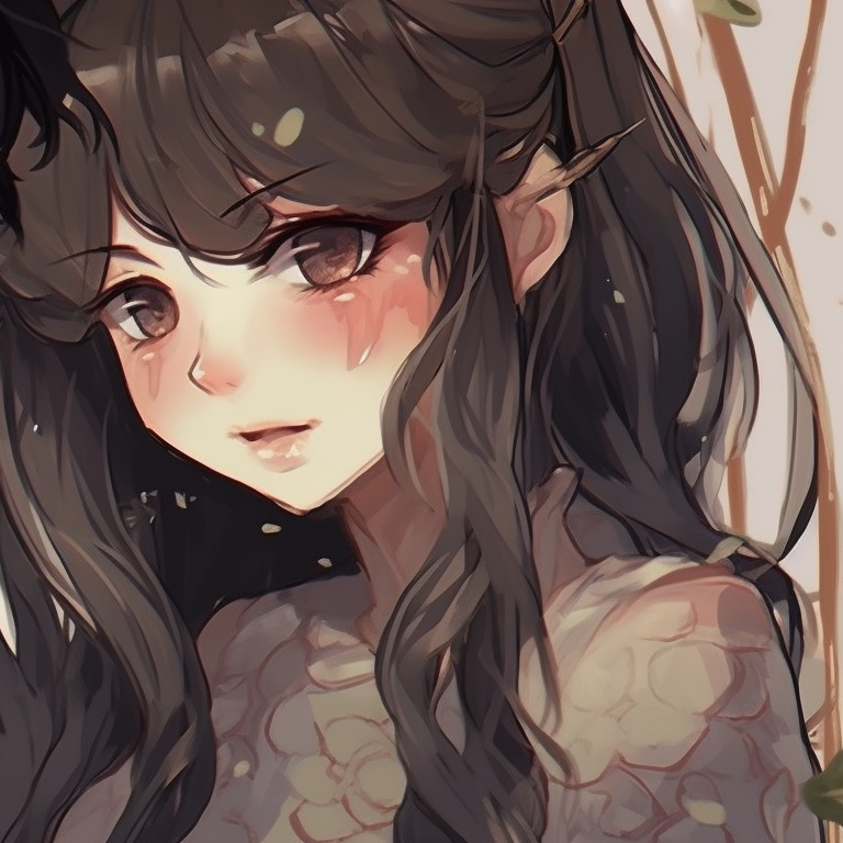 Two characters in casual wear sharing a heartwarming look, clean lines, and a predominantly monochrome palette. boy-girl matching pfp pfp for discord.