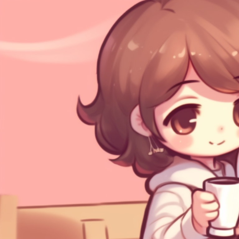 Two characters in deep conversation, neutral tones with focus on facial expressions. cute milk and mocha pfps collection pfp for discord.