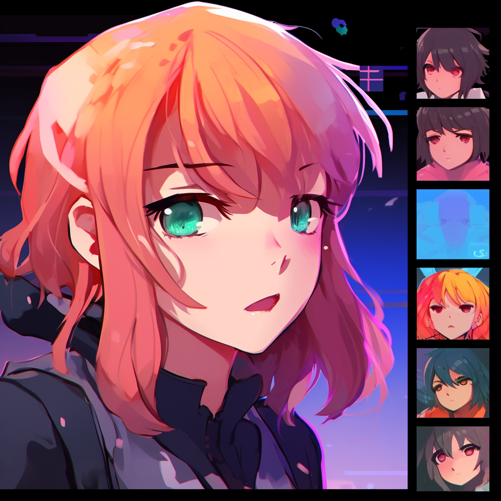 Profile picture showing an anime character with over-the-top expressions, detailed shadows and bold lines. discussing cringe in matching anime pfp pfp for discord.