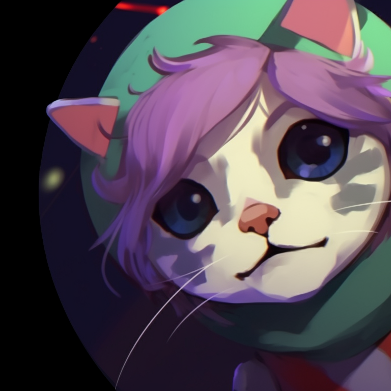 Two characters with unexpected accessories, bold details and pastel colors. funny matching pfp concept pfp for discord.