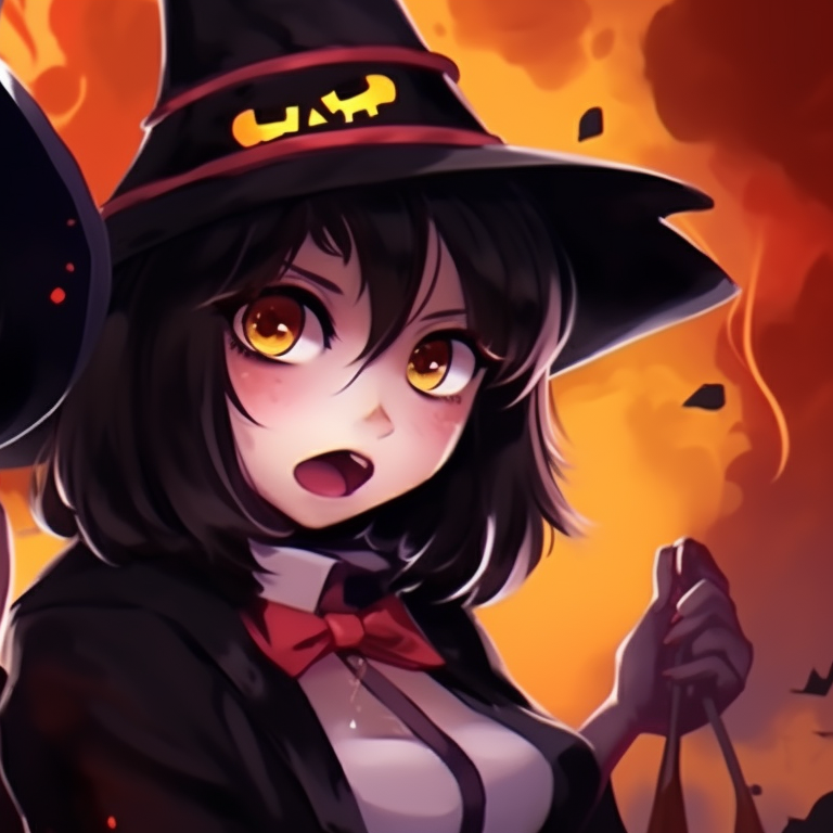 Two characters in vampire outfits, bold lines and intense expressions, poised for a bite. halloween theme matching pfp creation pfp for discord.