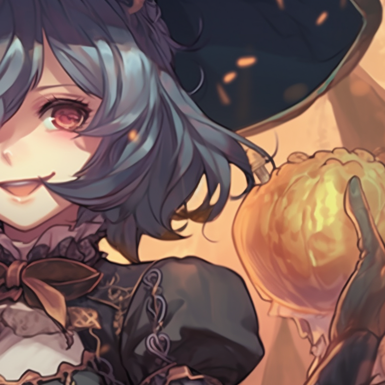 Two strongly contrasting characters; one angelic, one devilish, intense expressions and stark color differences. project sekai halloween themed profile pictures pfp for discord.