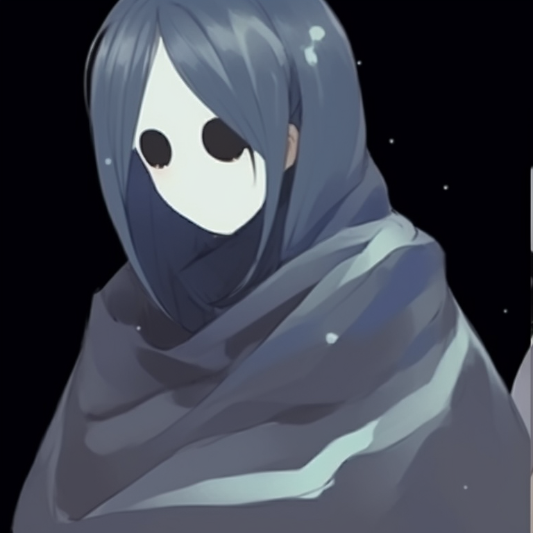 Two characters in hauntingly beautiful clothes, pastel shades and detailed embroidery, hands barely touching. halloween anime pfp designs pfp for discord.