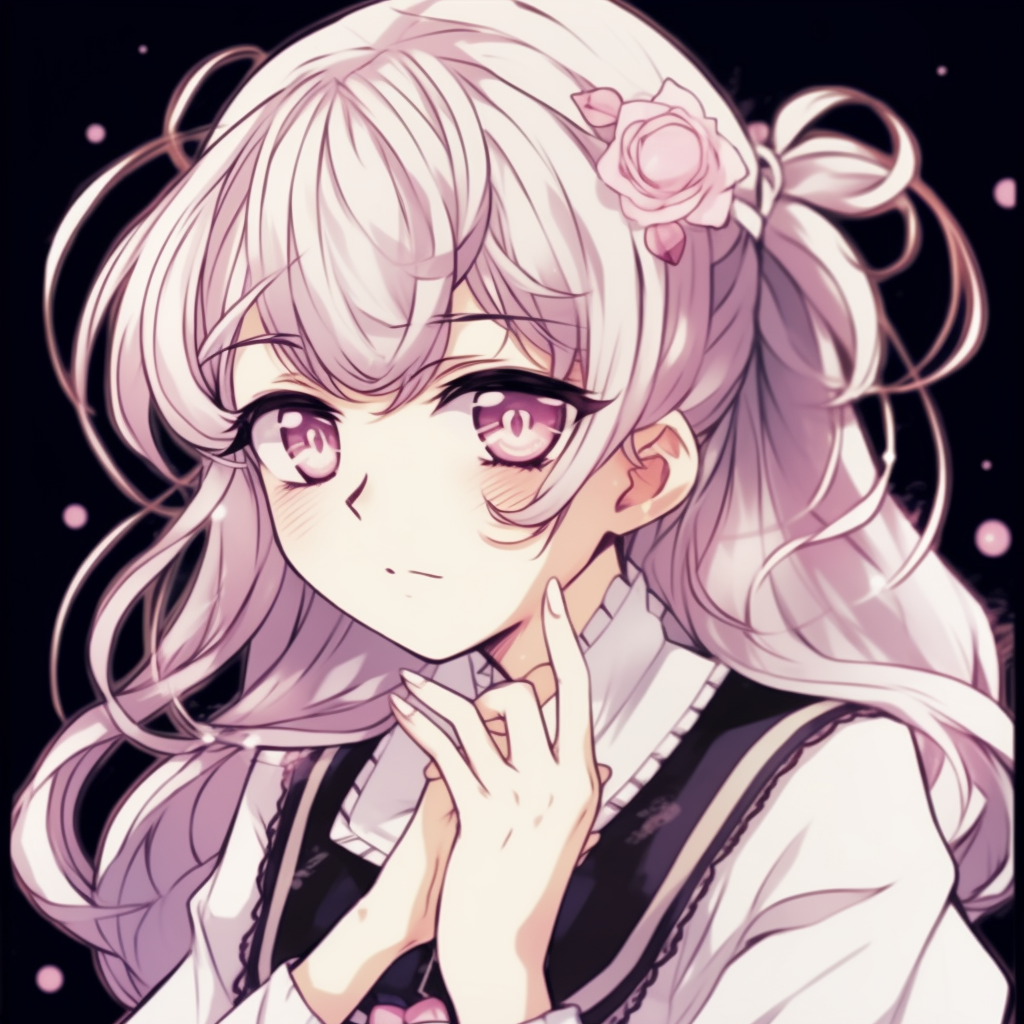 Sailor Moon demonstrating grace and elegance, with detailed costumes and smooth linework. anime manga pfp for girls