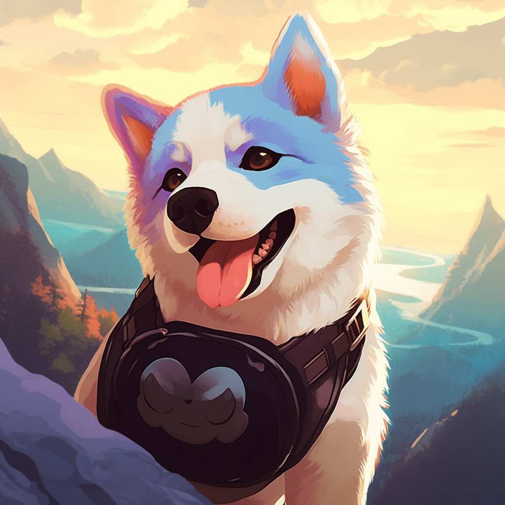 Detailed view of Husky eyes, shiny and reflective. cute canine pfp pfp for discord.