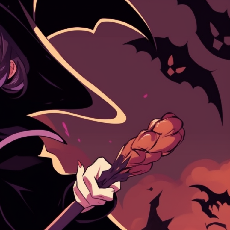 Two characters with matching pumpkin costumes, deep oranges and intricate jack-o-lantern designs. matching pfp for discord halloween theme: spooky pfp for discord.