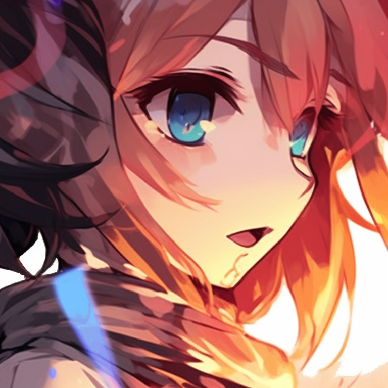 Two samurai characters in matching armors, muted tones and intense stares. matching anime profile pics for 2 buddies pfp for discord.