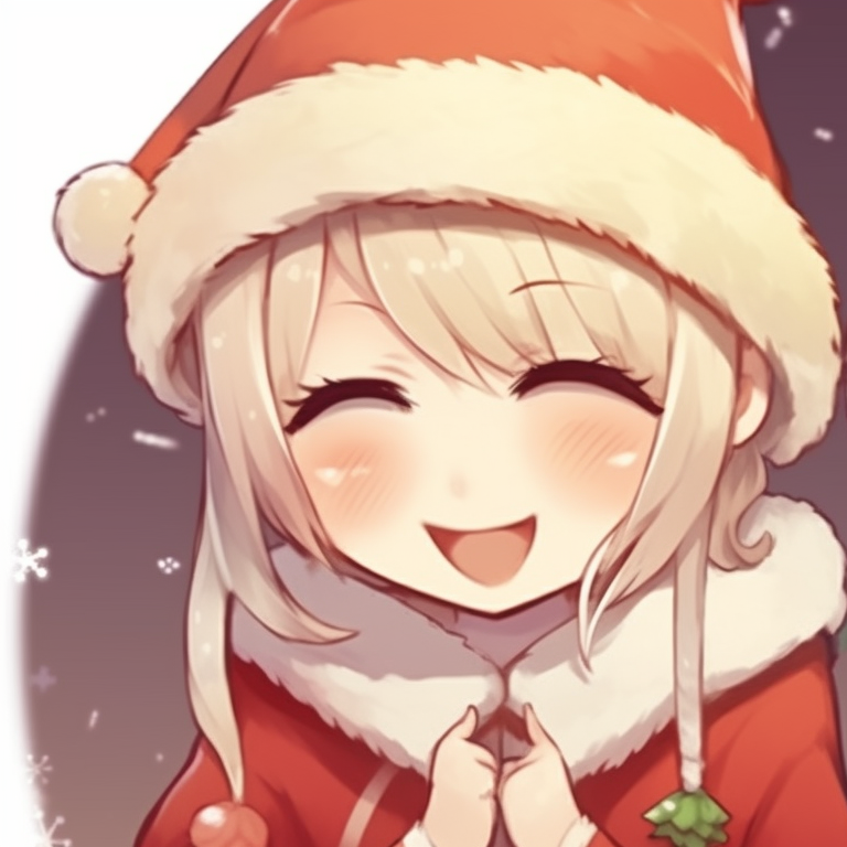 Two characters in Santa's elf outfits, bright and cartoonish style. cute matching christmas pfp cartoon pfp for discord.