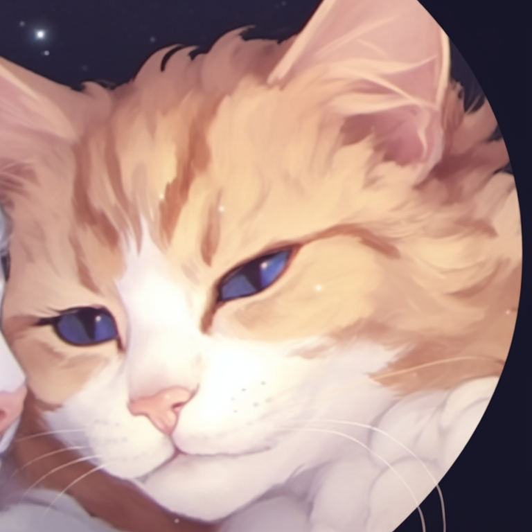 Two cat characters in dynamic poses, vivid colors and sharp detailing on the fur. best matching pfp cat options pfp for discord.