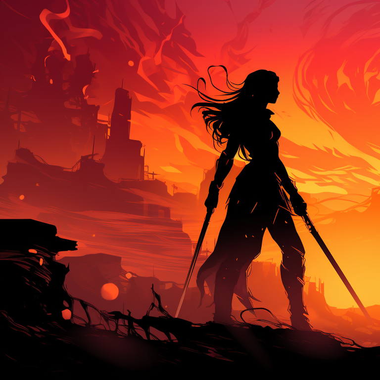 Two characters with abstract motifs, detailed textures and fluid lines. valorant duelists matching pfp pfp for discord.