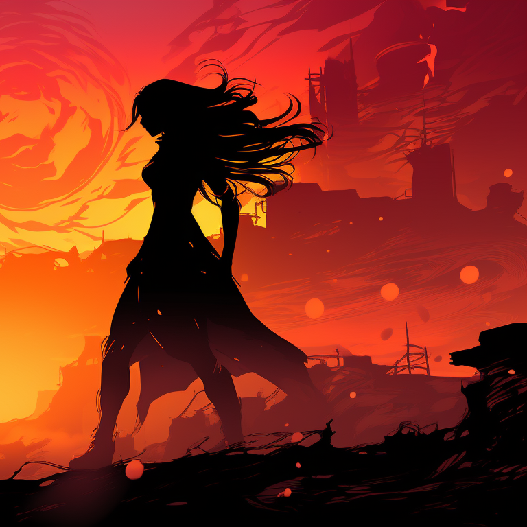 Two characters with abstract motifs, detailed textures and fluid lines. valorant duelists matching pfp pfp for discord.