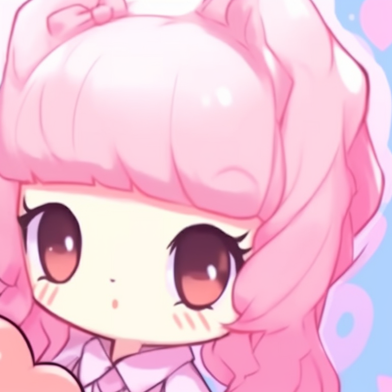 Two Hello Kitty characters, under a bright sun, vibrant colors. hello kitty matching pfp ideas pfp for discord.