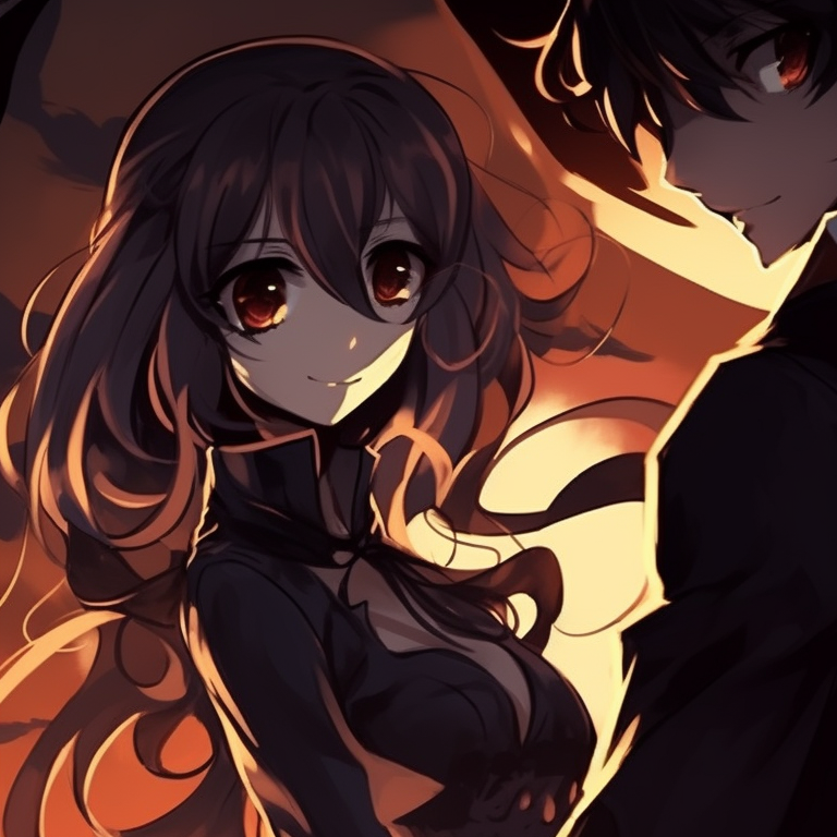 Two characters in varying monster costumes, rich textures and playful expressions. jjk matching pfp halloween theme collection pfp for discord.