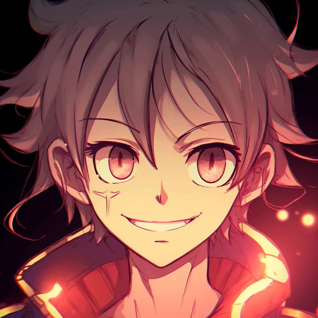 Luffy's profile accentuated with a dazzling glow, showing finer details in 4K resolution. 4k resolution glowing anime pfp gallery