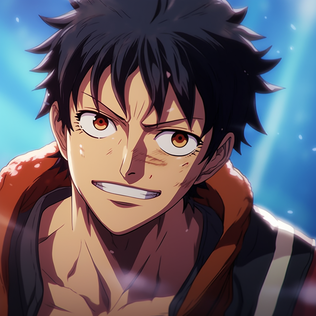 Distinguishable hat of Ace, attention to texture and detail in the hat. high quality anime pfp in one piece theme