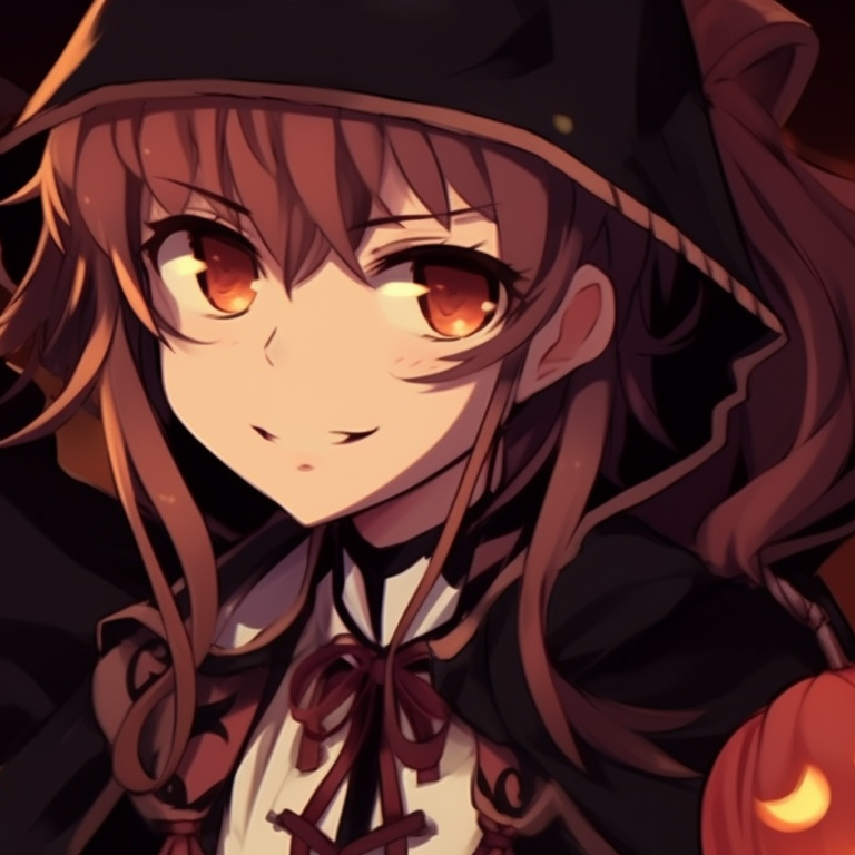 Two anime characters, ghost-like appearances, intertwined hands under a starry sky. aesthetic halloween couple matching pfps pfp for discord.