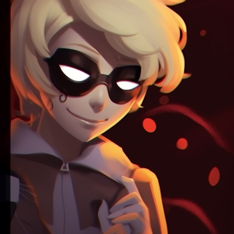 Gwen and Miles, detailed Halloween costumes, expressions of determination. gwen and miles in an upside down halloween universe pfp for discord.