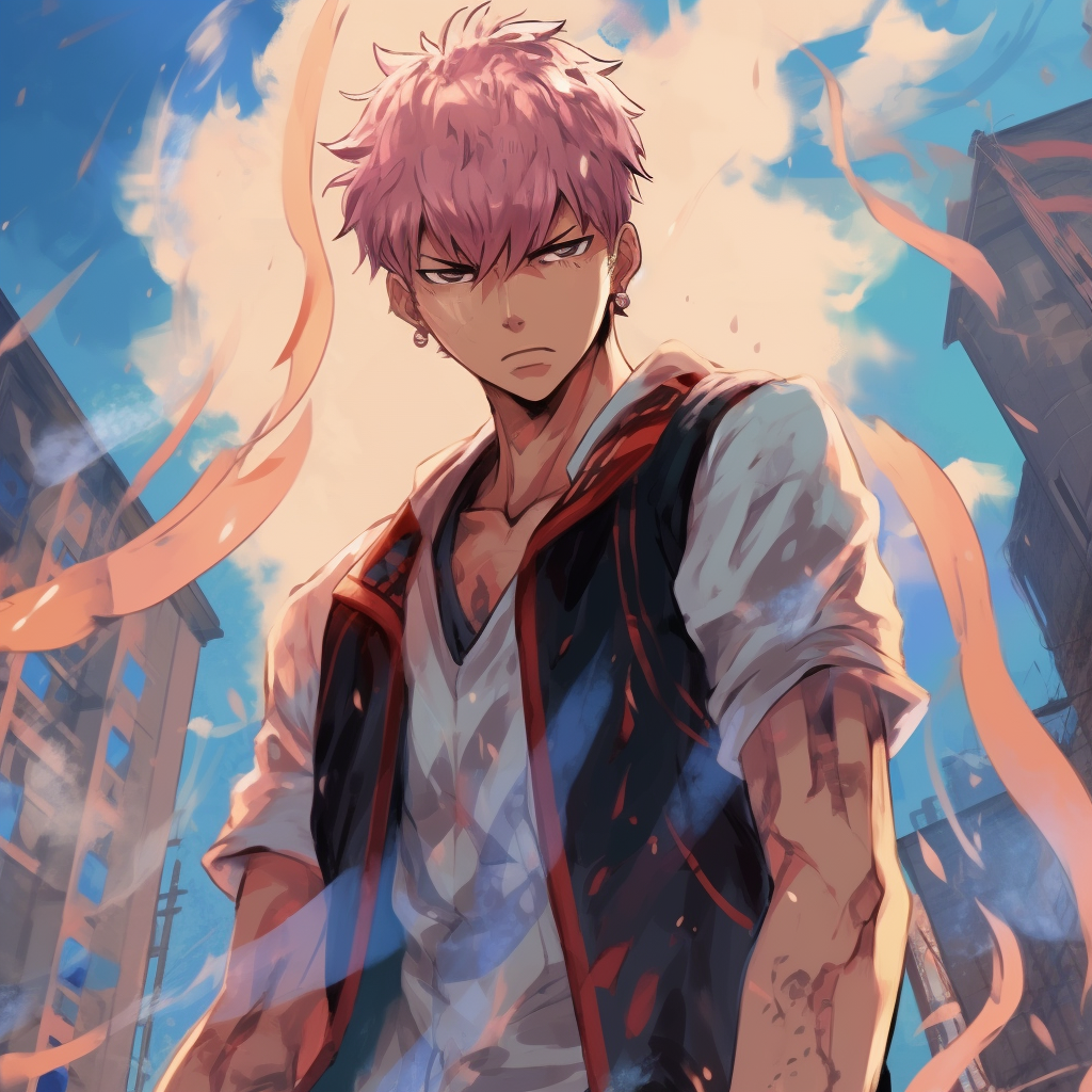 Sakuragi Hanamichi ready to dunk, vibrant colors and dynamic poses. cool pfp anime scenarios pfp for discord.