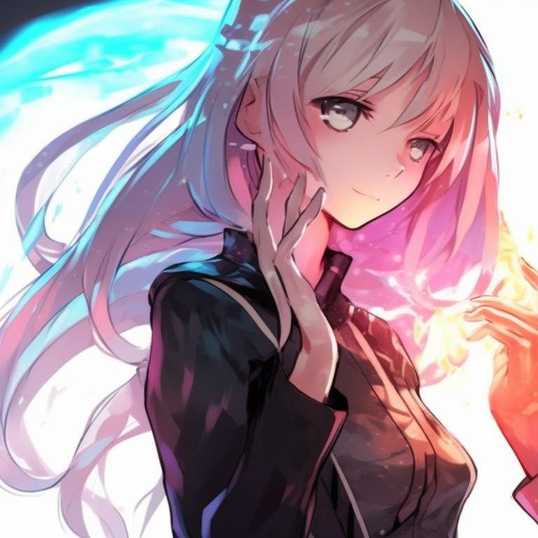 Two characters sharing a moment under an open sky, focus on their expressive eyes. best matching pfp selections for best friends pfp for discord.