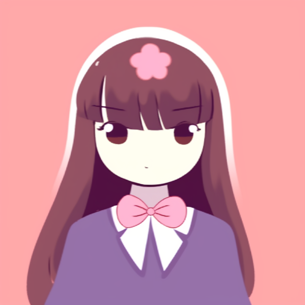Close-up of Tohru's face, emphasizing her gentle smile and intricate eye design. anime themed pfp for school pfp for discord.