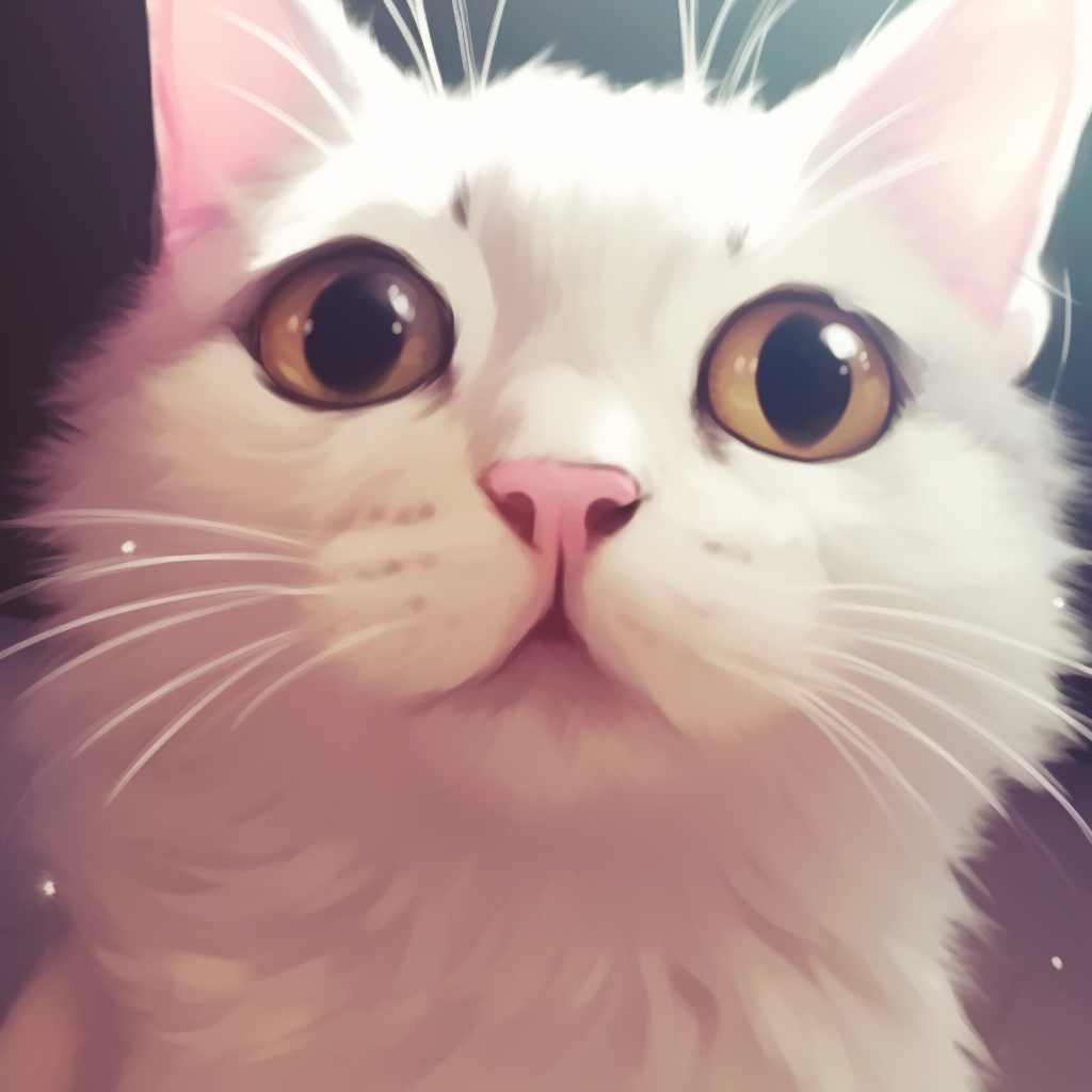 Anime-inspired canine with a cute wink and rounded art style, featuring soft palette. cute animal pfp selection