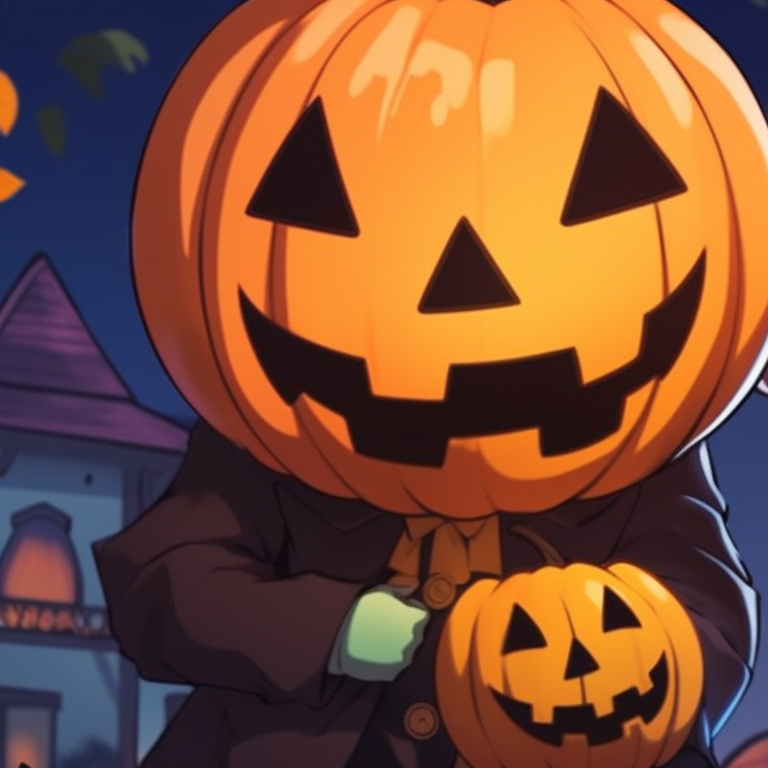 Two characters transformed into Halloween monsters, bold and vivid colors, set against a creepy mansion backdrop. ideal matching aesthetic halloween pfp pfp for discord.