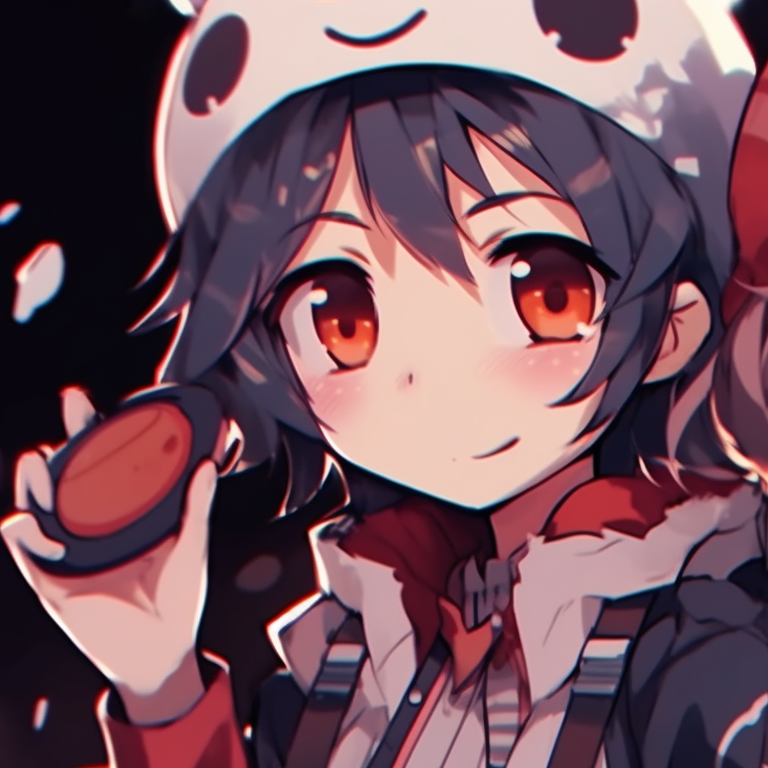 Three characters in casual attire, brightly colored accessories and smiling expressions. adorable trio pfp matching pfp for discord.