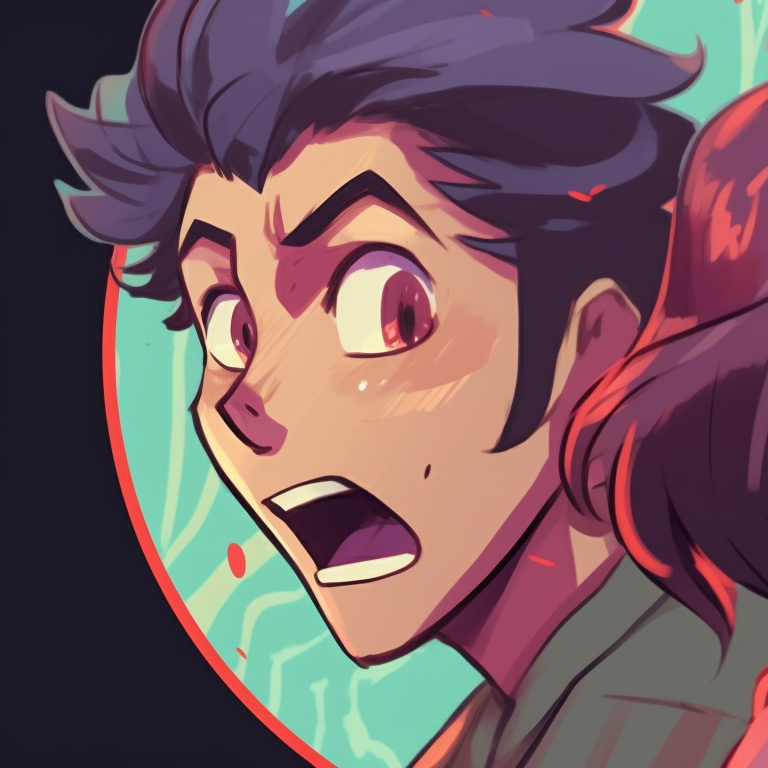 Two characters sharing a laugh, soft sketch-like style and gradient background. funny matching pfp discord inspiration pfp for discord.