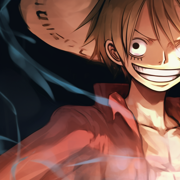 Luffy and Nami portrayed as Dracula and witch respectively, with art style emphasizing gothic elements. one piece halloween matching pfp pfp for discord.