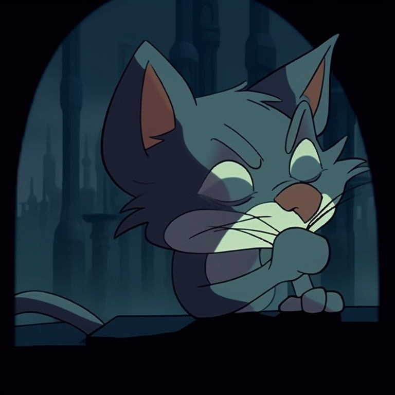Tom and Jerry in matching vampire costumes, playful details and warm colors. tom and jerry matching pfp halloween theme collection pfp for discord.